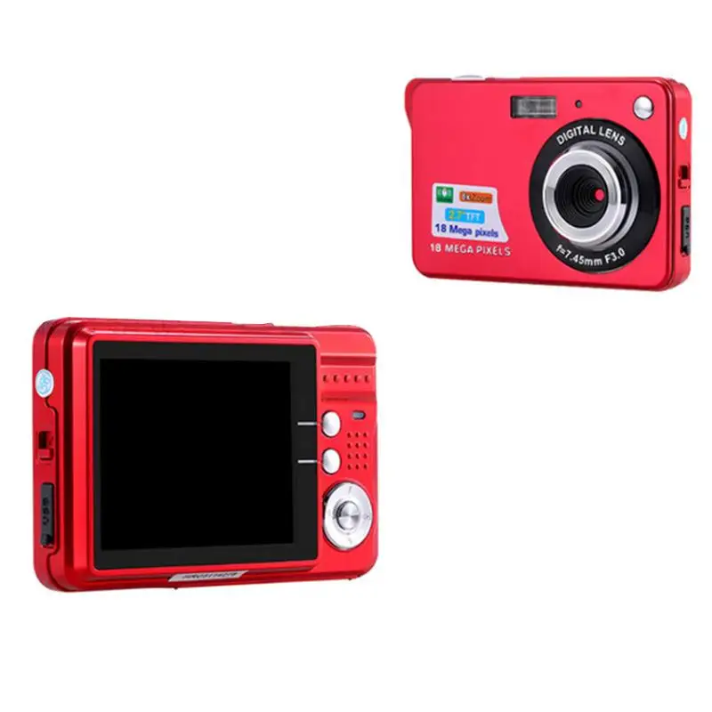 2," TFT lcd дисплей 18MP 720P 8x Zoom HD Цифровая камера Анти-встряхивание видеокамера CMOS 18 миллионов пикселей черная вилка США