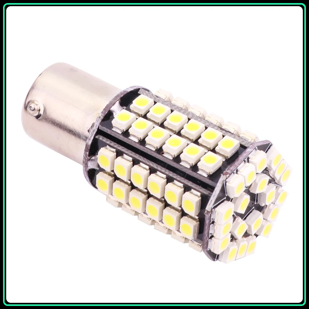 Carsty супер белый Ba15s 1156 Bay15d 1157 P21w 80 Smd 1210 светодиодный сигнал поворота Задний тормоз обратная лампа для наружных фар ксенон