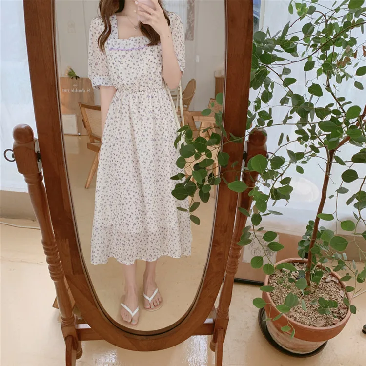 Шифоновые платья длинное популярное женское дизайнерское платье в корейском и