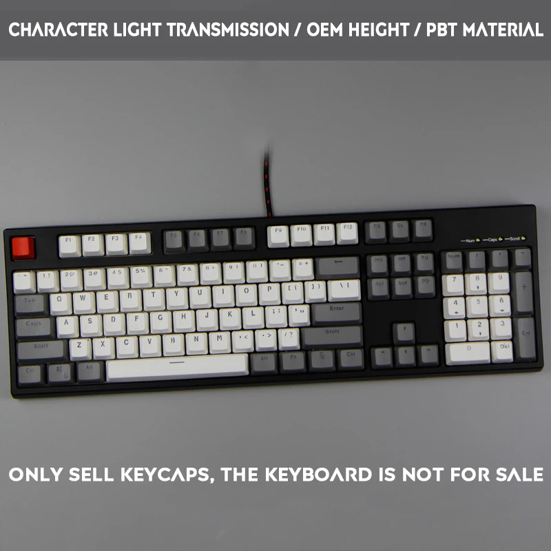 104 ключа PBT Raindrop Dolch на заказ механическая клавиатура Keycap двойной цвет слово