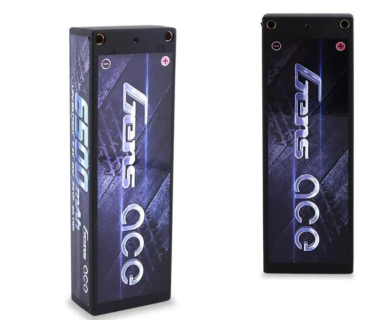 2 шт Gens ace Lipo батарея 2S 6500mAh 6800mAh Lipo 7,4 V батарейный блок Deans Plug 50C 1/8 Scale для Traxxas Slash 4x4 RC автомобилей