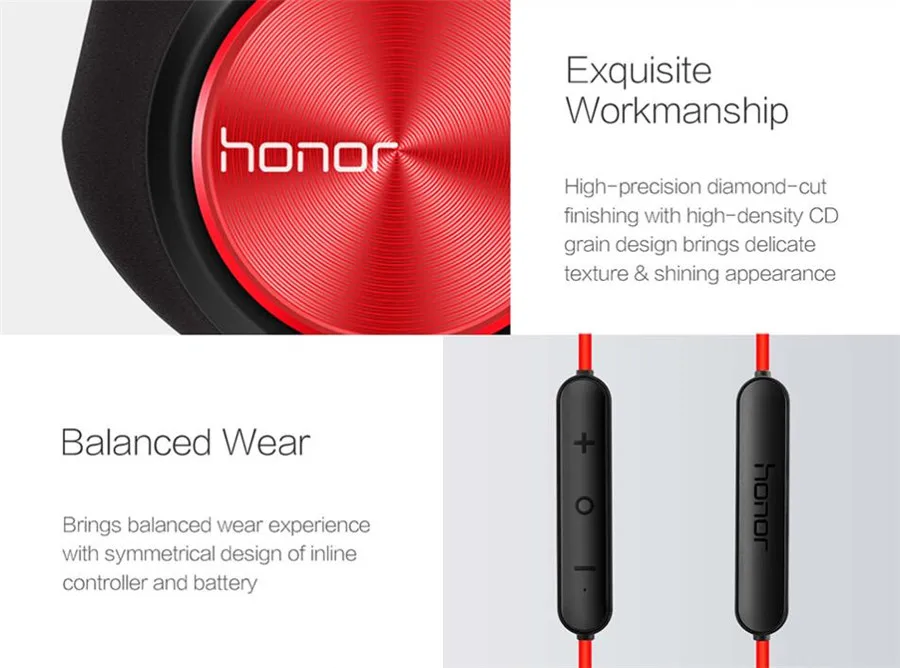 honor Am61 H Am61 honor xSport am61 Bluetooth гарнитура IPX5 водонепроницаемые BT4.1 беспроводные наушники для Android IOS