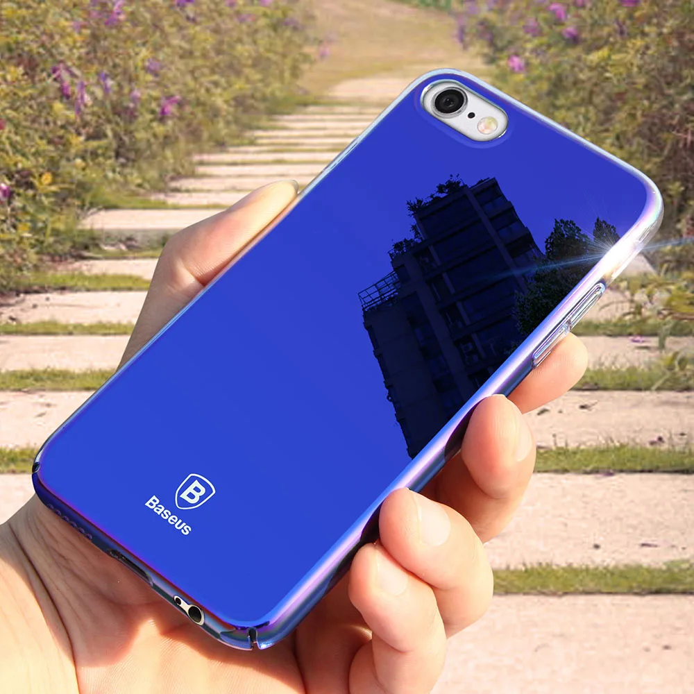 Gradient Color Cases For iPhone 7 Case Transparent Plastic Back Cover 6 6s Plus Capinha Couque |