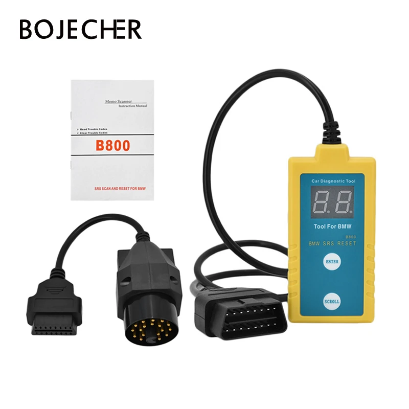 B800 SRS Reset сканер OBD инструмент диагностики для автомобиля BMW Airbag Автоэлектроника