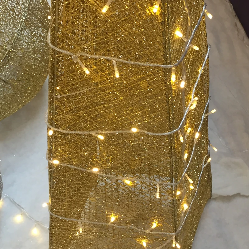 Светодиодная гирлянда с питанием от 3 батареек AA сказочные огни светодиодная