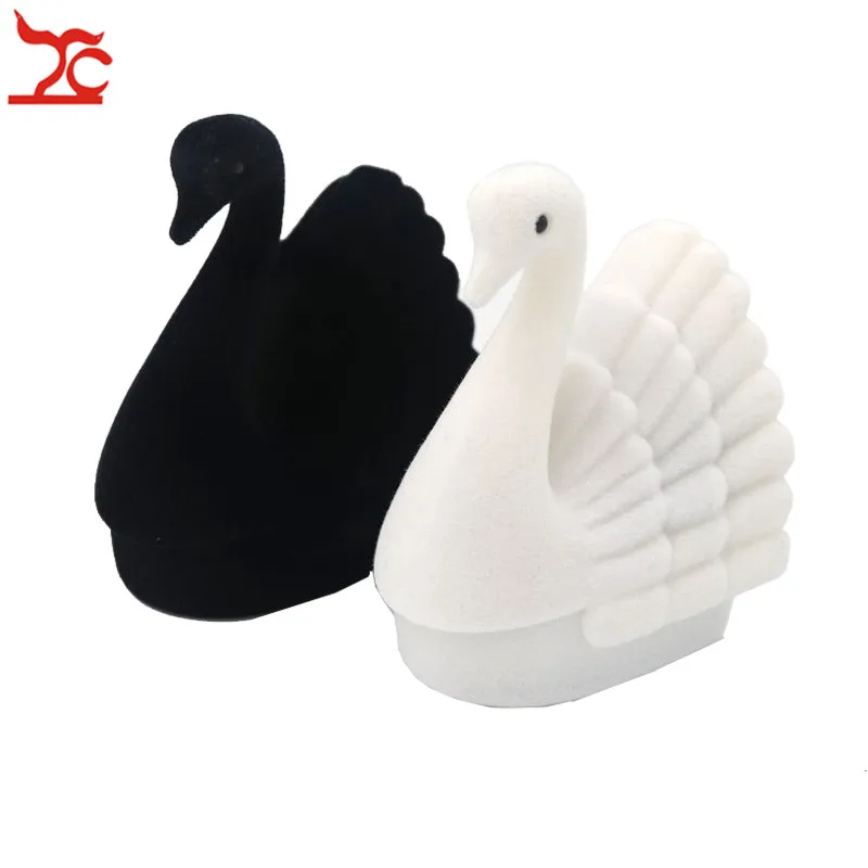 Оптовая продажа 100 шт./лот бархатное ожерелье с милым медведем звездой лебедем