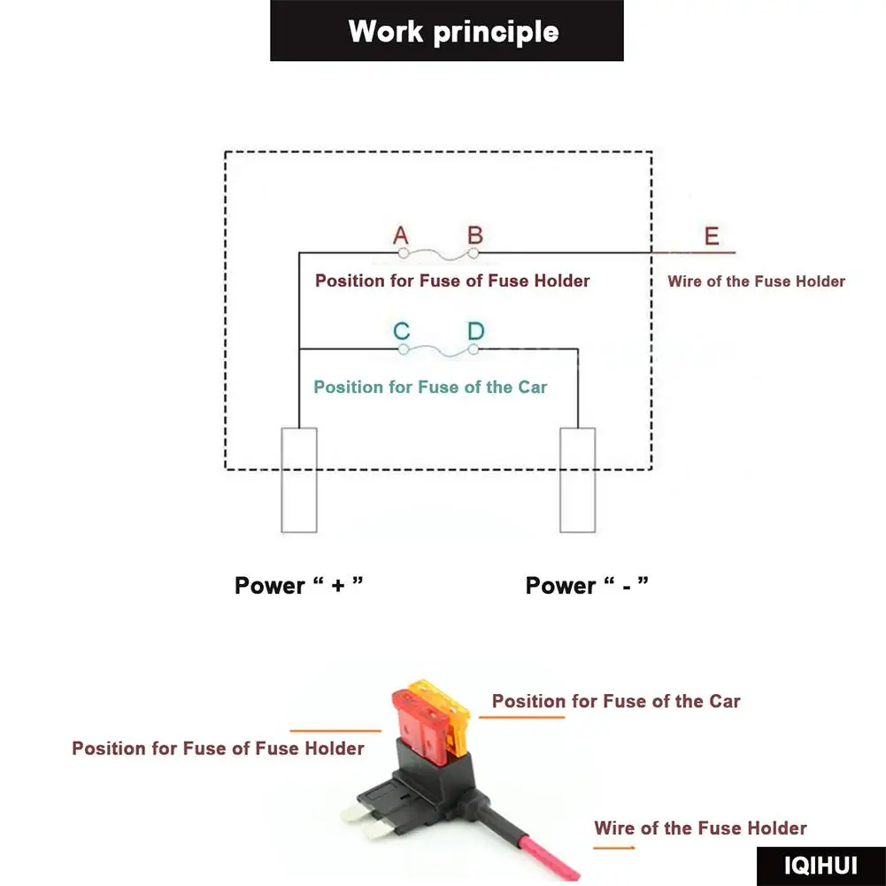 12 В автомобильный Средний дополнительный адаптер предохранителя лезвие
