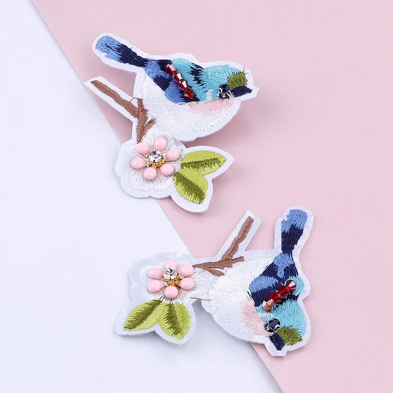 Красивая вышивка ALLYES броши для женщин украшения девушек ткань кристаллический