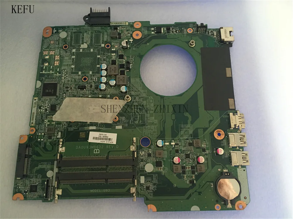 KEFU для hp 15 N F материнская плата ноутбука 790630 001 501 Материнская с A6 5200 ЦП тест