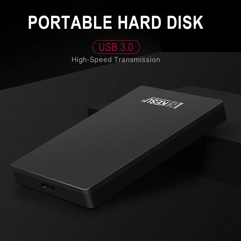 Внешний жесткий диск KESU, 2,5 дюйма, ТБ, USB 3,0, SATA, внешний, HD, 1 ТБ, жесткие диски для настольного компьютера, ноутбука, подключи и работай