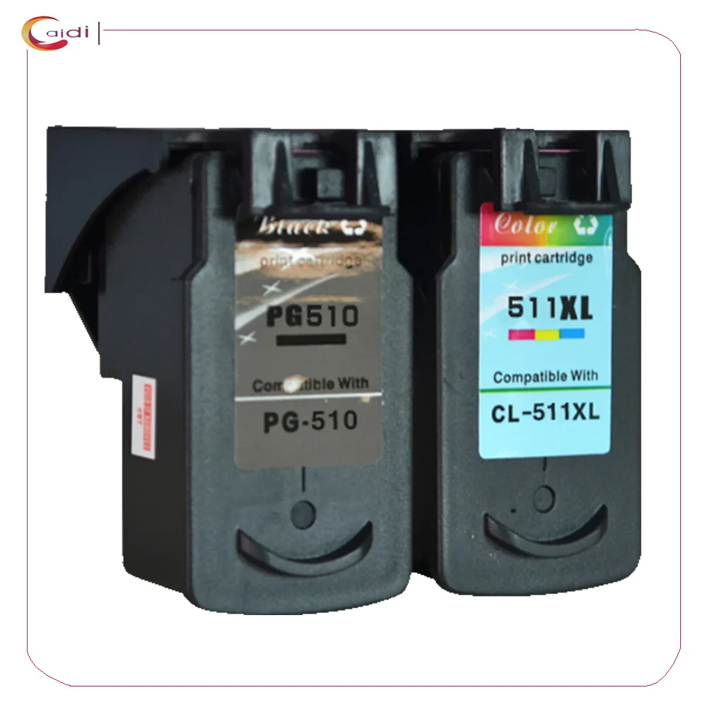 Совместимый чернильный картридж PG510 CL511 2 упаковки для canon pg-510 PIXMA MP230 240 250 260 270 280 282
