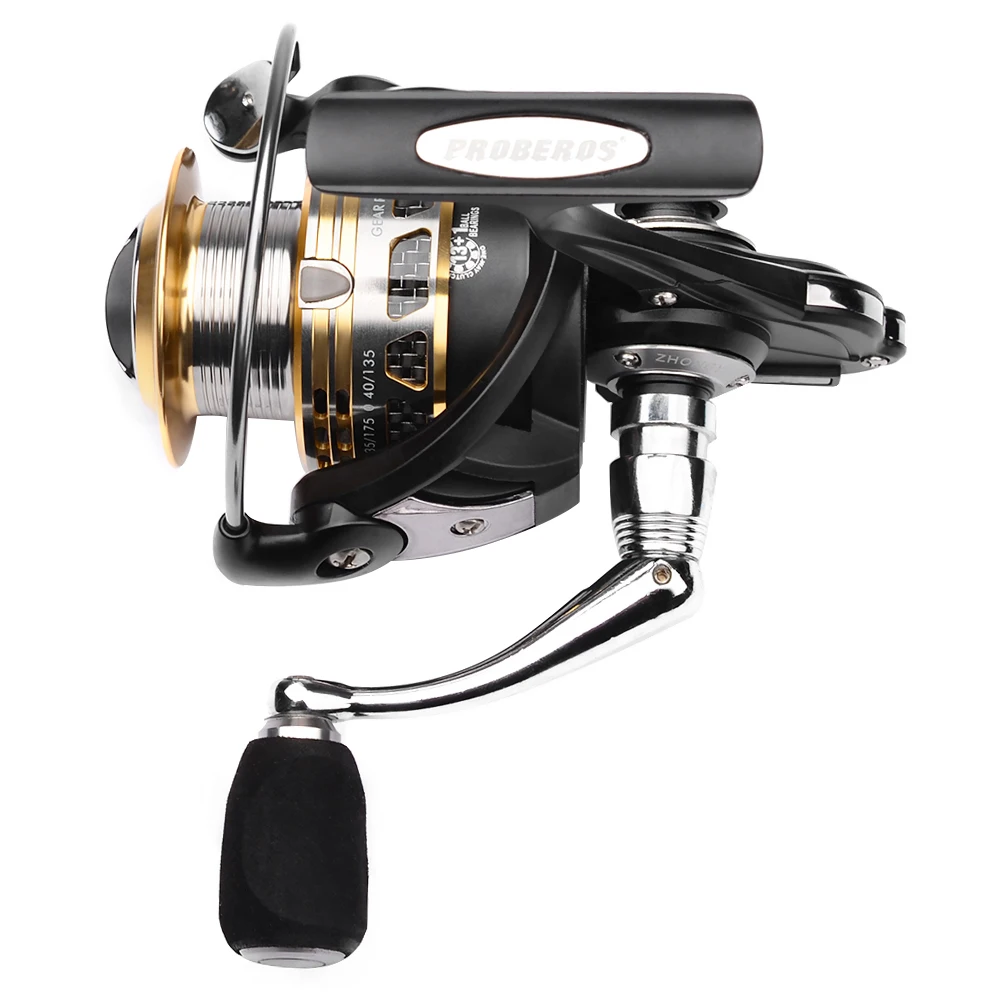 PRO BEROS LM1000 4000 Series 5 5: 1/5. 2:1 полностью Металлическая Рыболовная катушка 13 + 1BB Легкая