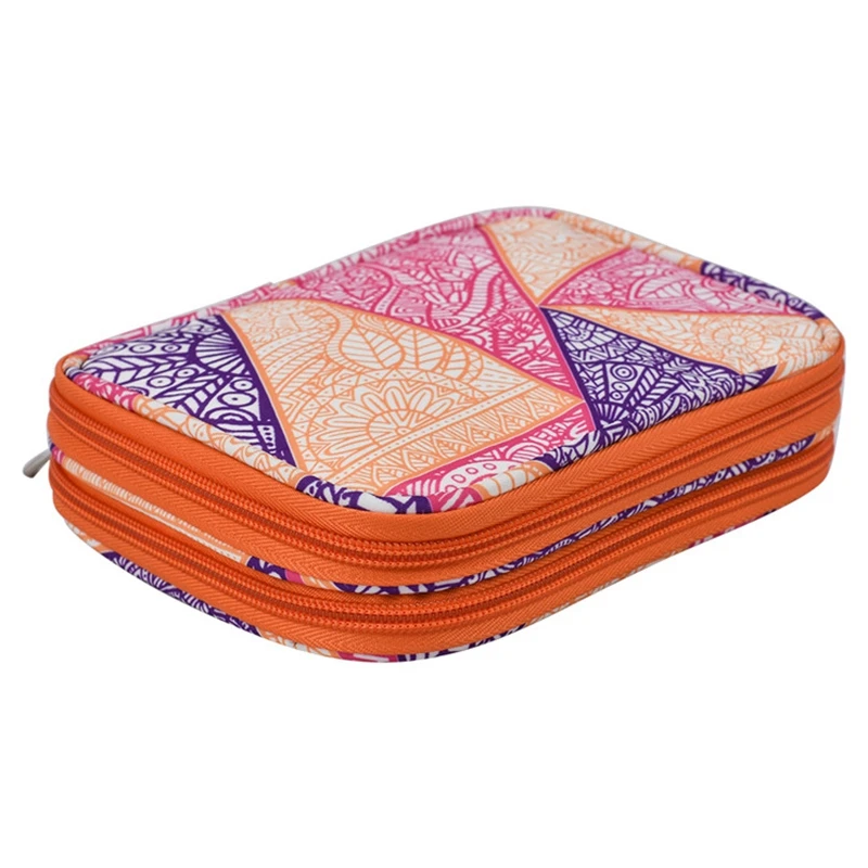 Пустая сумка для вязания крючком хранения чехол органайзер шитья игл ножницы