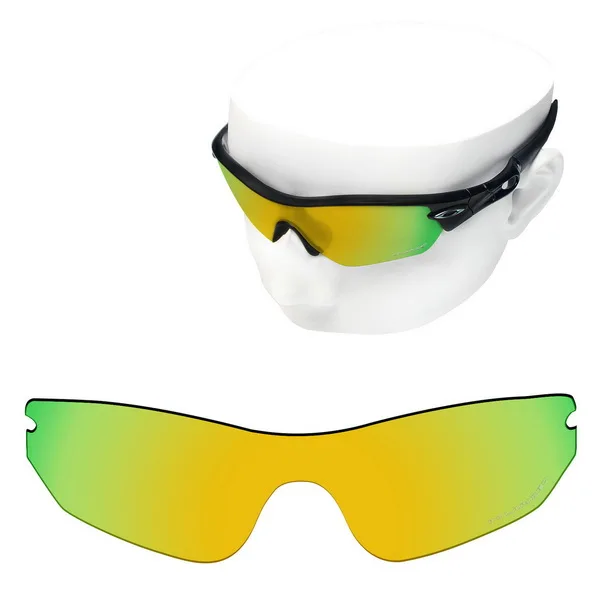 24K Gold Mirror OOWLIT Анти-Царапины Сменные линзы для-солнцезащитные очки Oakley радар край OO9184 травления поляризованных солнцезащитных очков - Цвет линз: 24K Gold Mirror