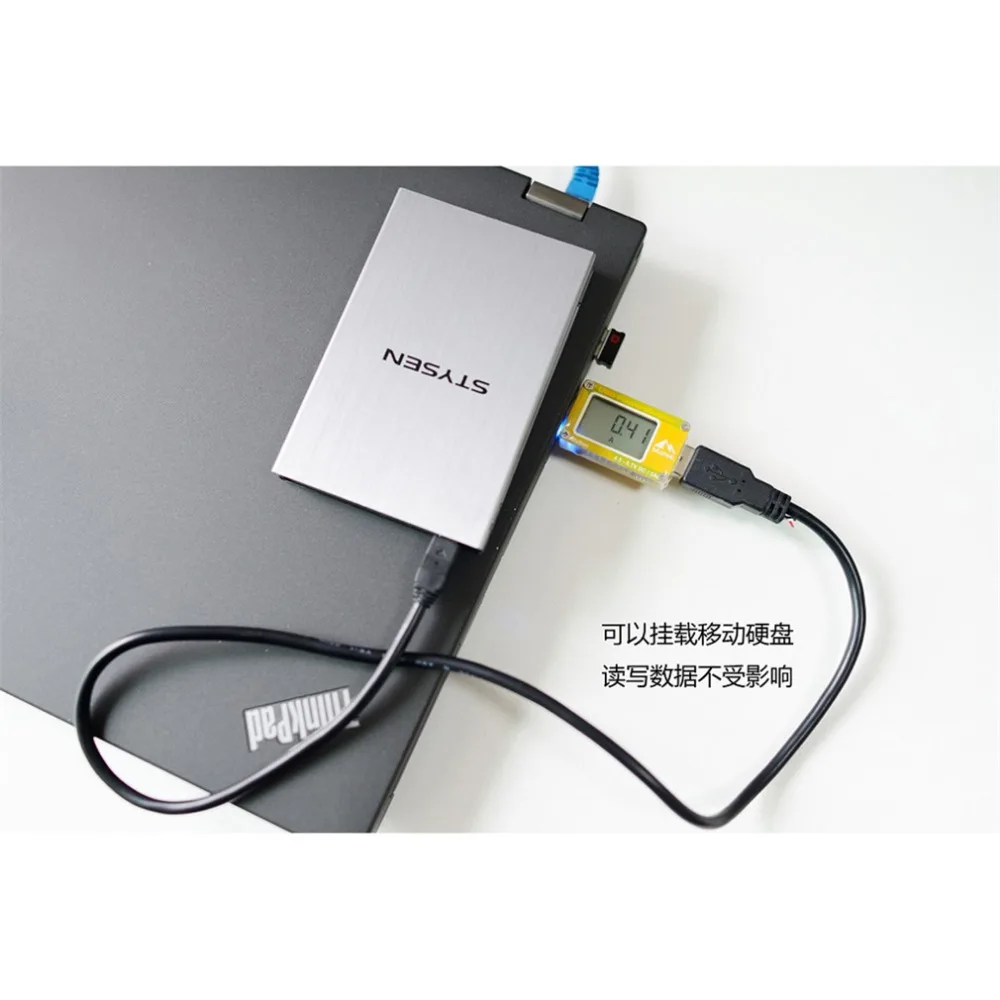 Портативное зарядное устройство с ЖК дисплеем и USB измеритель напряжения тока