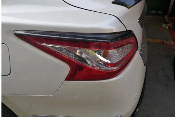 Спойлер для Nissan Altima спойлер Teana высокое качество задний спойлер из углеродного волокна крышка диффузор багажника - Цвет: Серый