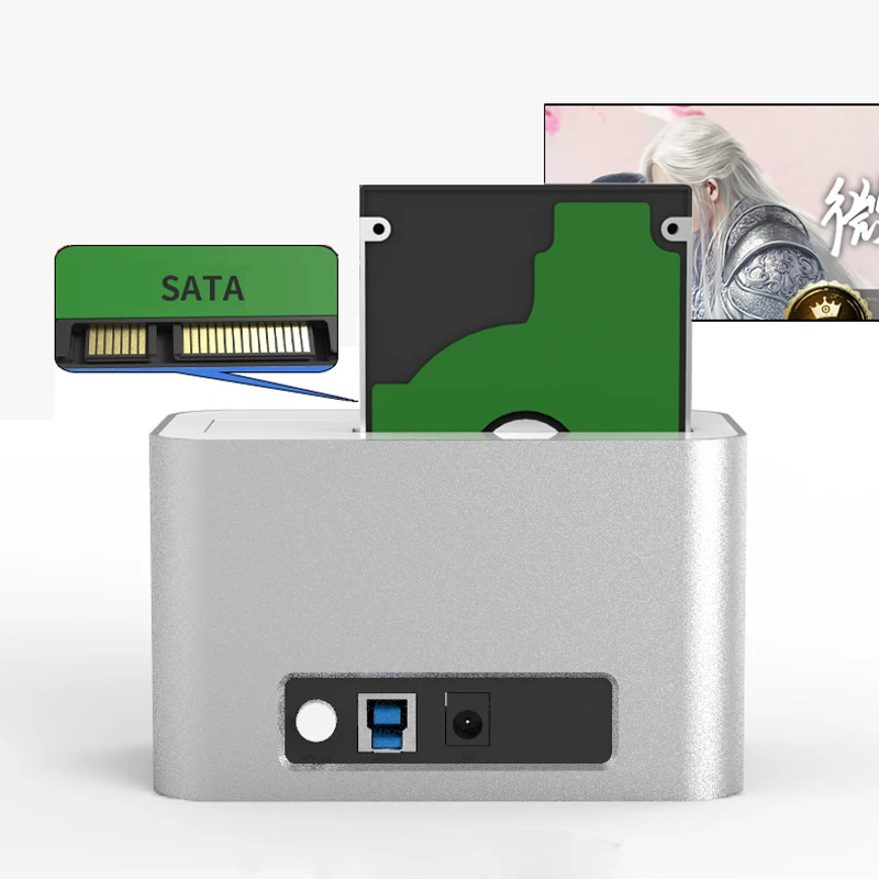 3,5 ''портативный жесткий чехол для ноутбука sata с кабелем usb 3,0 внешний ssd жесткий диск HDD корпус док-станция подходит для 6 ТБ жесткий диск