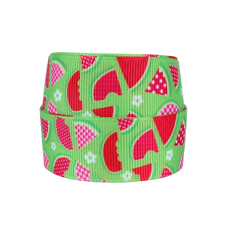 

FLRA ленты 7/8 grosgrain ленты с арбузным дизайном