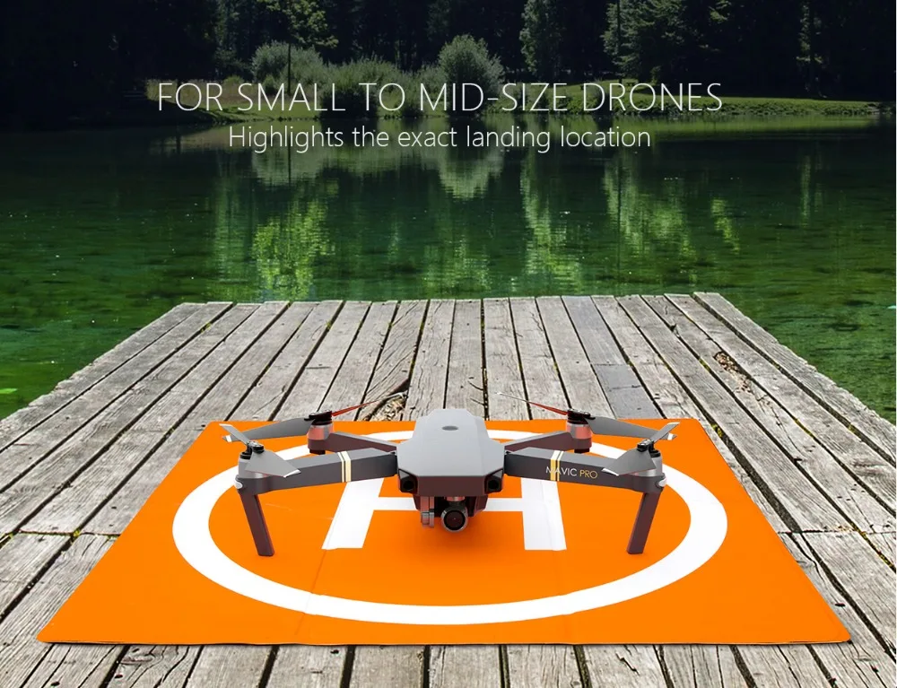PGYTECH посадочная площадка для Mavic Air Mavic Pro/Spark/Phantom Портативная Складная Накладка для дрона запчасти DJI Mavic 2 Pro/Zoom аксессуары