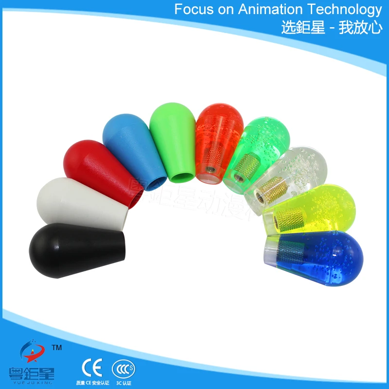 Красочный или светодиодный овальный шар верхняя головка джойстика для