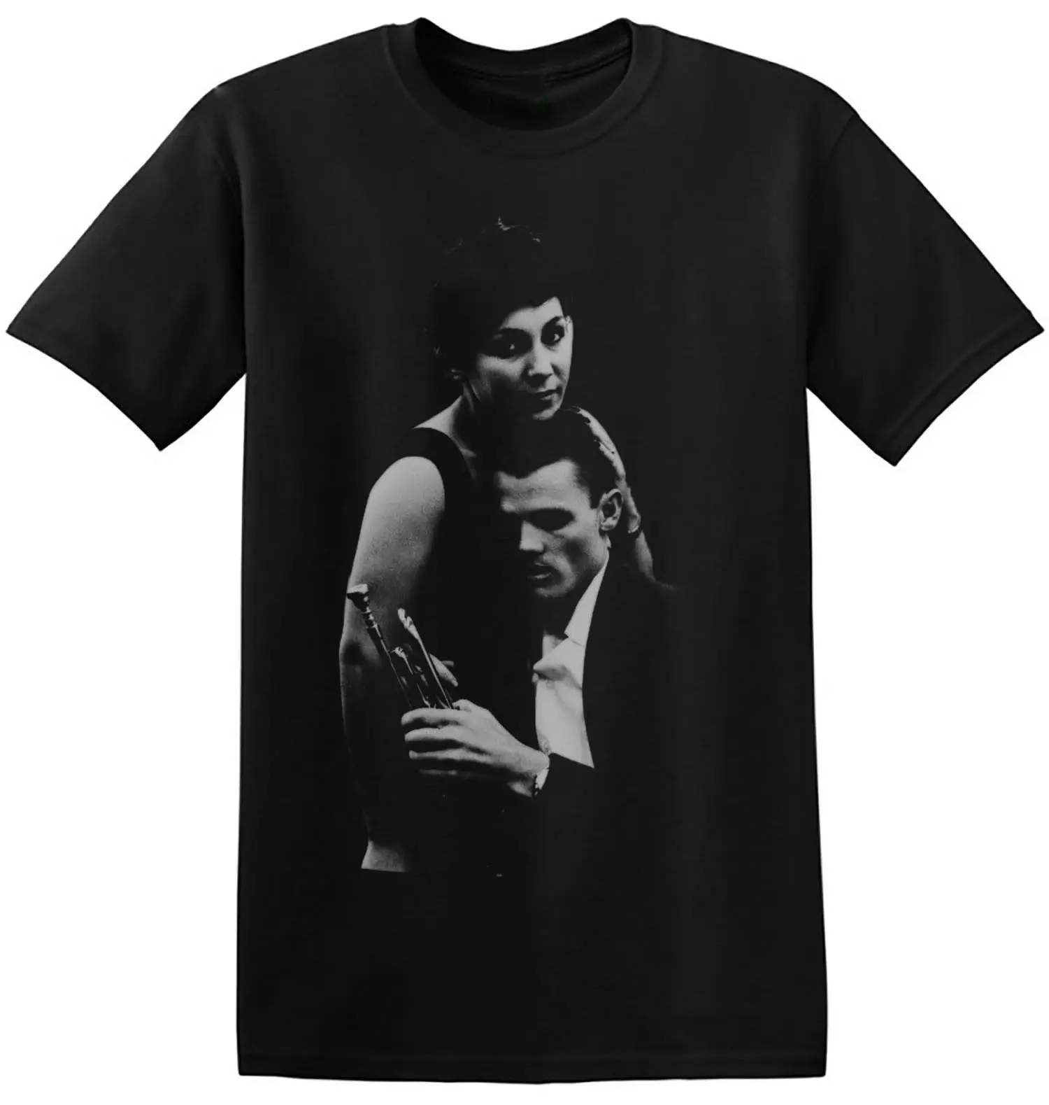 Chet Baker футболка Графический Принт прохладный унисекс Джаз музыка Ретро с