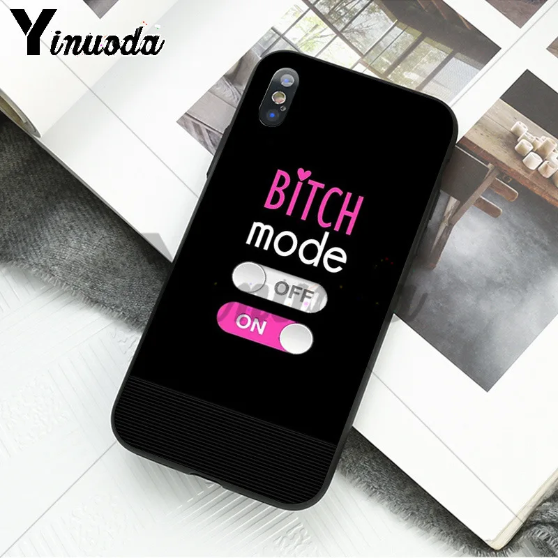 8 Yinuoda I'M NOT ALWAYS A BITCH DIY печать рисунок чехол для телефона чехол для iPhone 8 7 6 6S Plus 5 5S SE XR X XS MAX оболочка - Цвет: 8