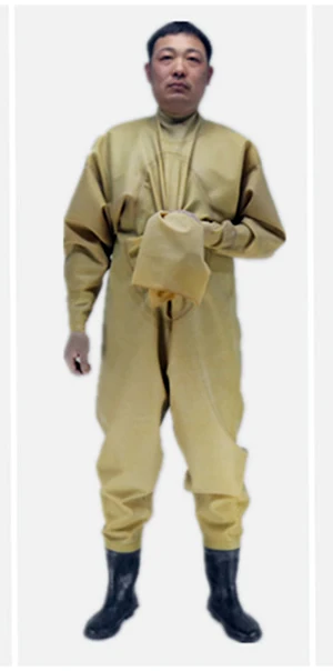 1mm Soft Rubber Winter Waterproof Chest Waders with Boots Wader Stocking Foot waadschoenen respirant cuissarde peche la mouche | Дом и сад