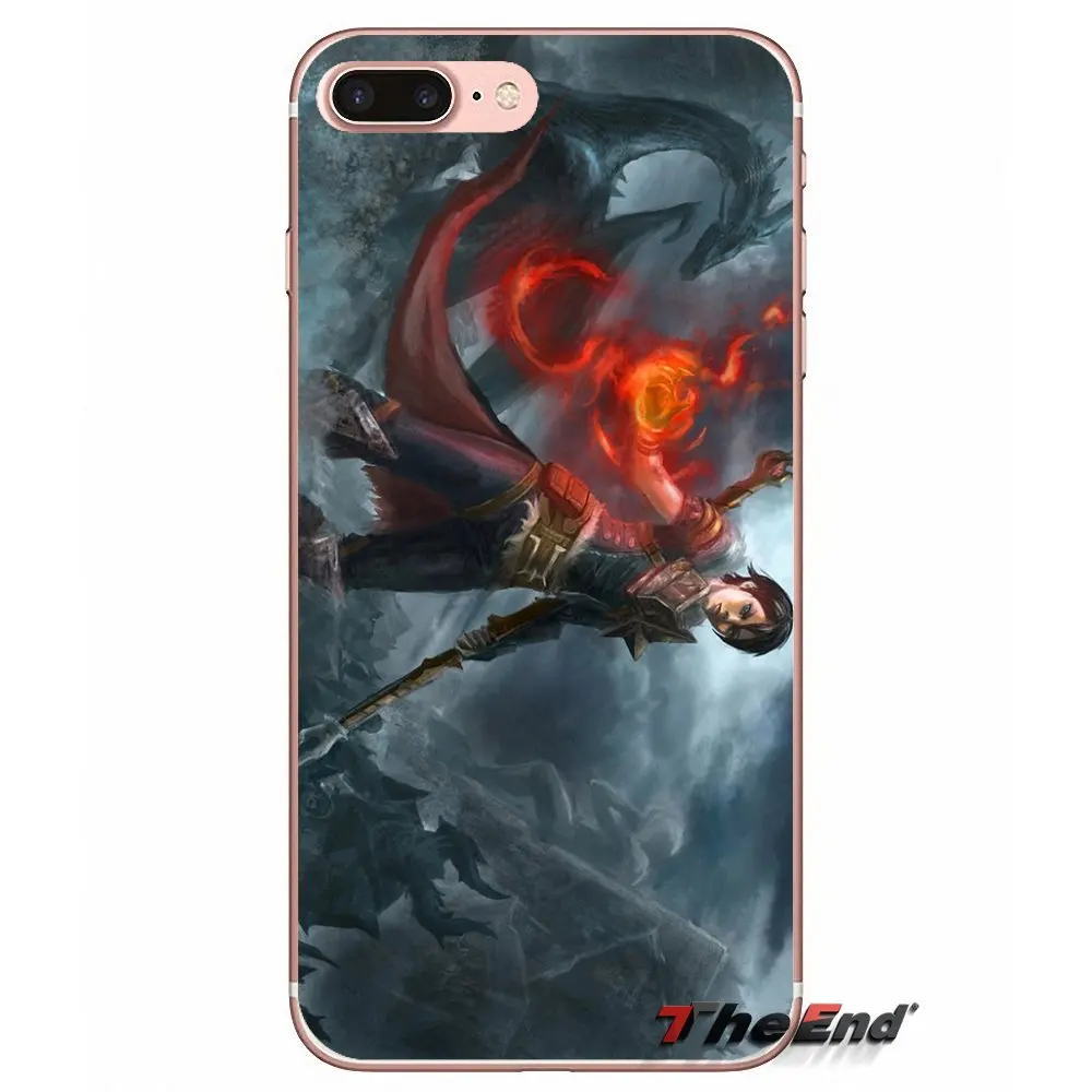 Силиконовый чехол Dragon Age Inquisition для iPhone X 4 4S 5 5S 5C SE 6 6S 7 8 Plus Samsung Galaxy J1 J3 J5 J7 A3 A5 2016