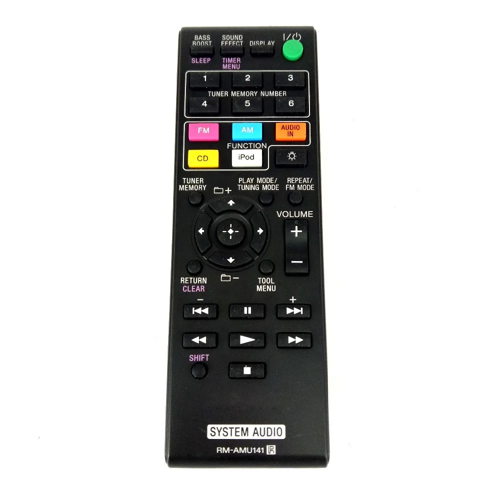 Используется оригинальный RM AMU141 для Sony Micro Hi Fi стерео системы дистанционного