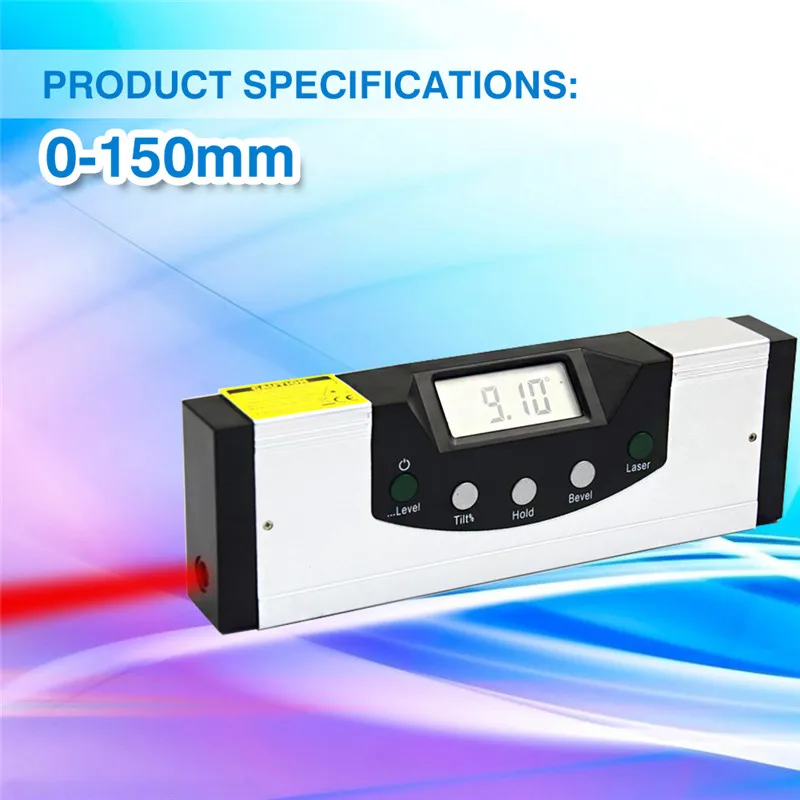 Infrared digital level 150/200/600mm Digital Sprit Level Ray Leveling Measure Instrument Transportador de infrarrojos | Инструменты