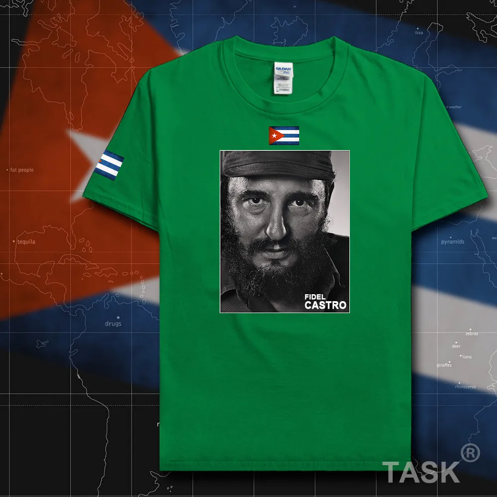 Мужская футболка Fidel casto из 100% хлопка с надписью memorial Cuba leader Che Че Гевара