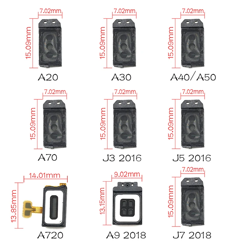 10 шт./лот динамик для Samsung A9 A8 A6 A7 J7 J6 J8 J4 2018 /J3 J5 2016 / A20 A30 A40 A50 A70|Шлейфы мобильных