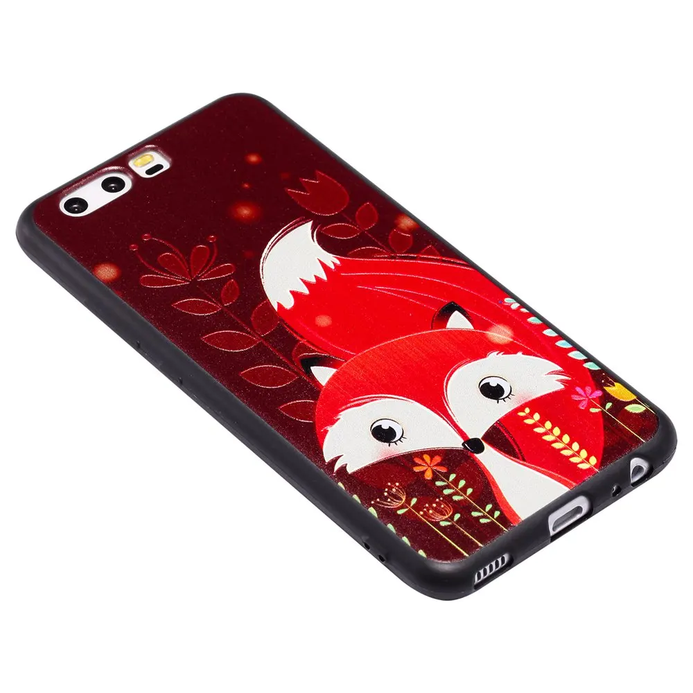 3D рельефный чехол для Huawei P10 VTR-AL00 VTR-L29 VTR-L09 мягкий TPU телефона P 10 VTR AL00 L29 L09 L29B сумка |