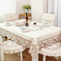 european pastoral embroidered tablecloth cloth table flag chair cover