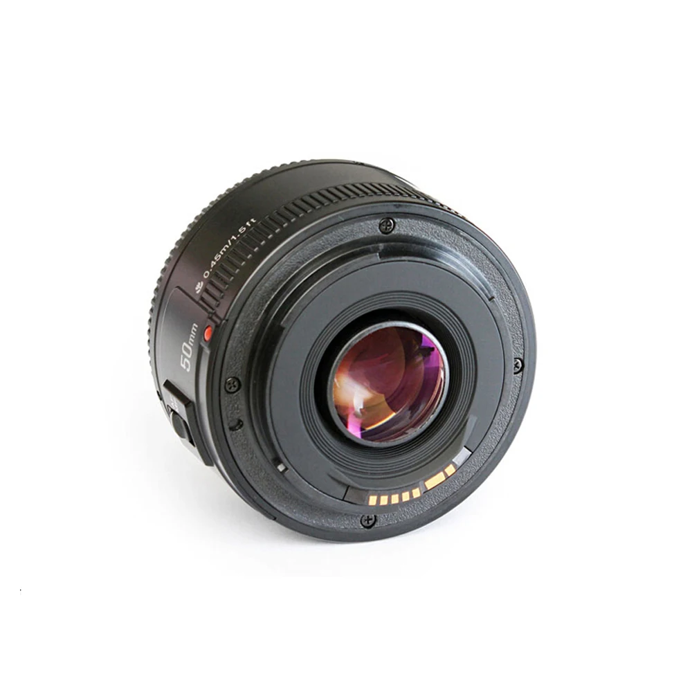 Объектив YONGNUO YN50mm F1.8 EF 50mm AF MF Объективы для Canon Rebel T6 EOS 700D 750D 800D 5D Mark II IV 10D