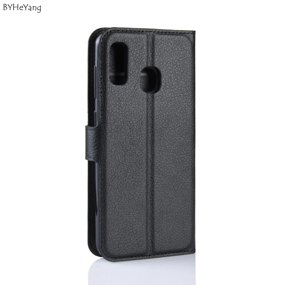Для Samsung Galaxy A40 кожаный чехол-бумажник с откидной крышкой держатель для карт чехол