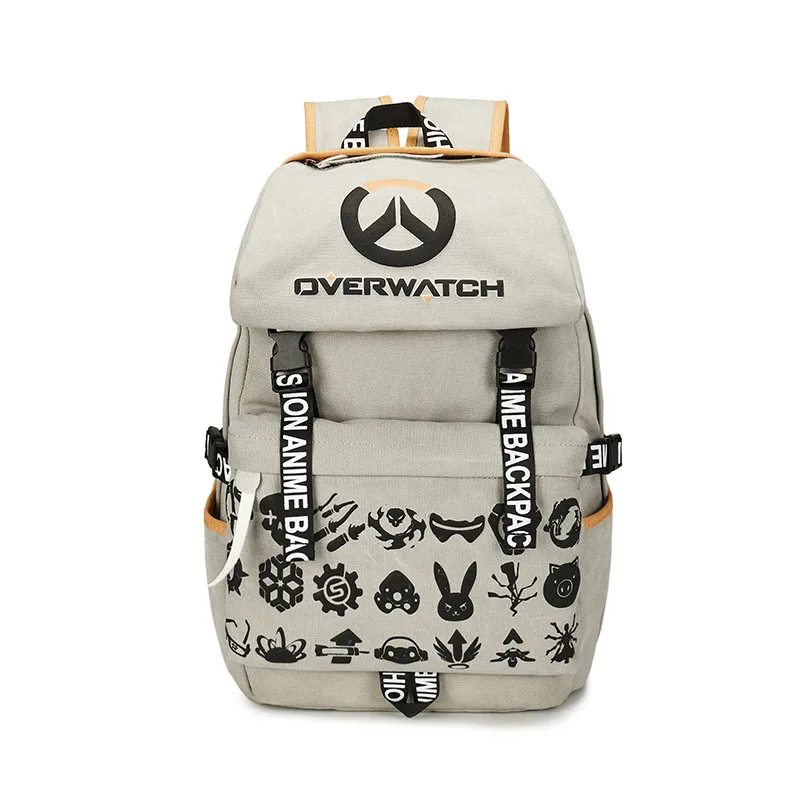 LotusCartoon Store Аниме игра Overwatch OW рюкзак спортивный D. va dva Солдат 76 Genji Reaper |
