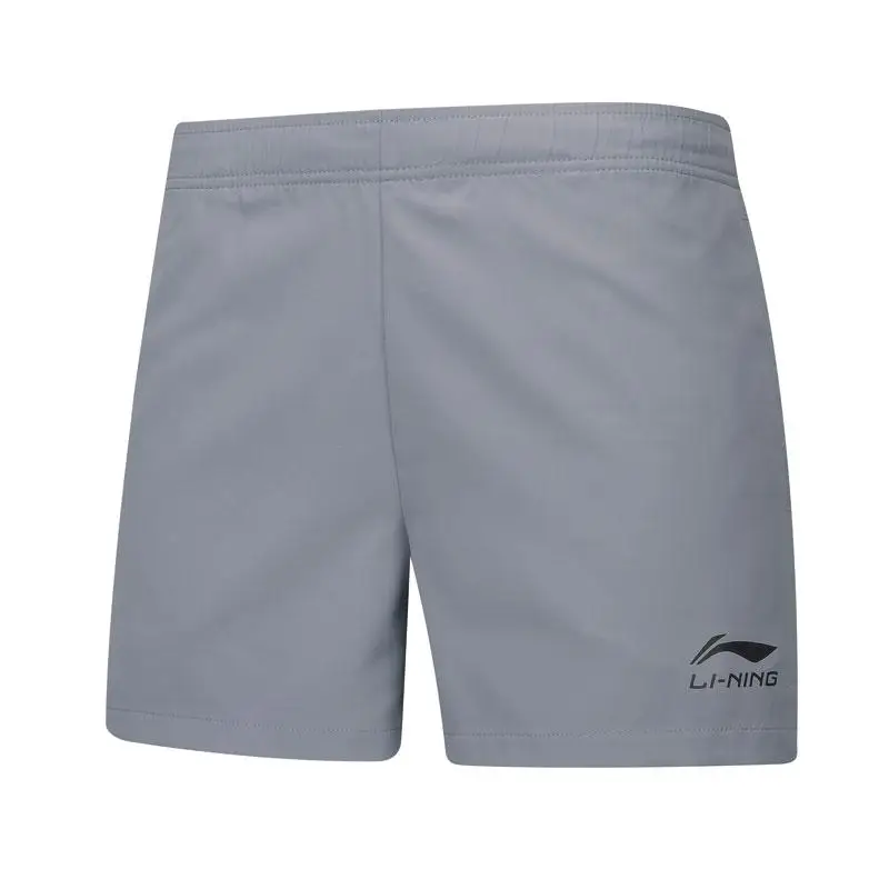 Li-Ning мужские шорты для настольного тенниса, дышащие, Стандартная посадка, командная одежда, подкладка, базовые спортивные шорты для соревнований, AAPP075 CAMJ19 - Цвет: AAPP075-2H