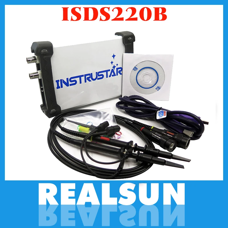 ISDS220B 4 в 1 Многофункциональный ПК USB виртуальный цифровой осциллограф + анализатор