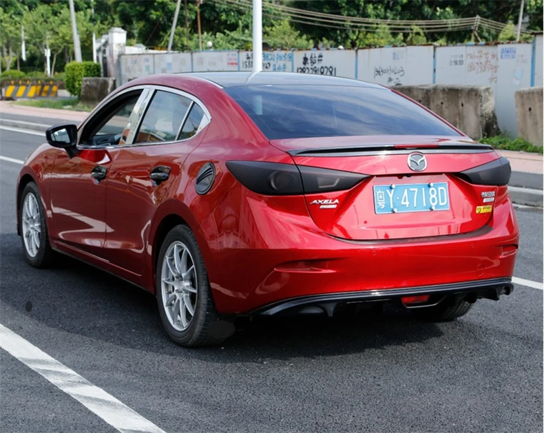 Для Mazda 3 AXELA. задний спойлер автомобильный бампер диффузор автомобильные аксессуары