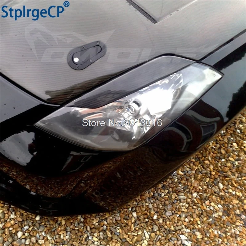 Углеродного волокна фары веки для Nissan 350Z Z33 Coupe 2003 2008 стайлинга автомобилей