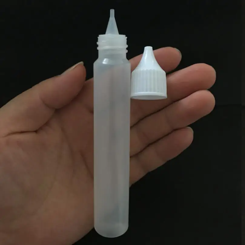 Оптовая продажа 10 шт. пустые пластиковые бутылки LDPE в форме ручки 15 мл/30 мл