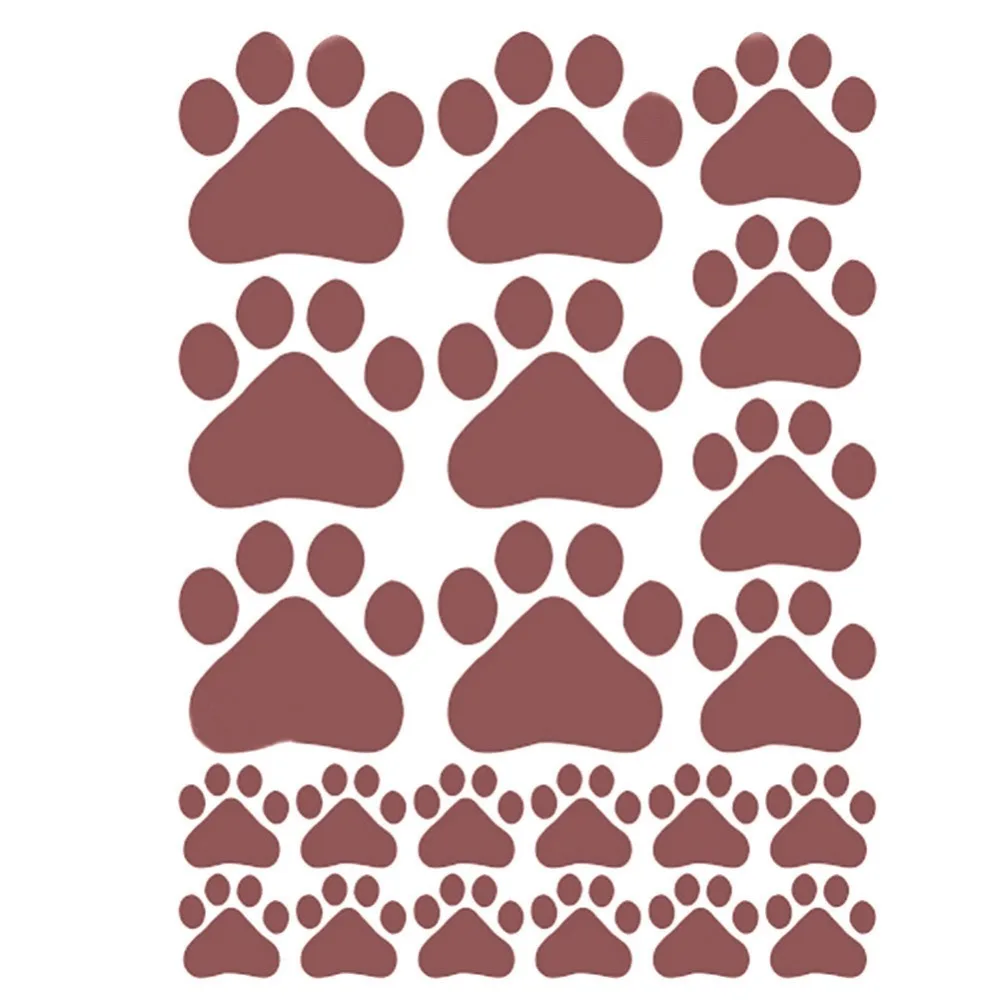EHOMEBUY 2019 разноцветная собака отпечаток кошачьей лапы наклейки на стену сочетание