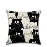 sbb cartoon totoro pattern pillowcase decorative pillows for sofa seat cushion cover linen throw pillow case cover home decorate