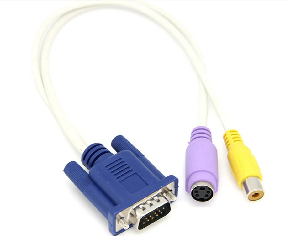 

10 шт., адаптер VGA SVGA-TV RCA S-Video AV OUT