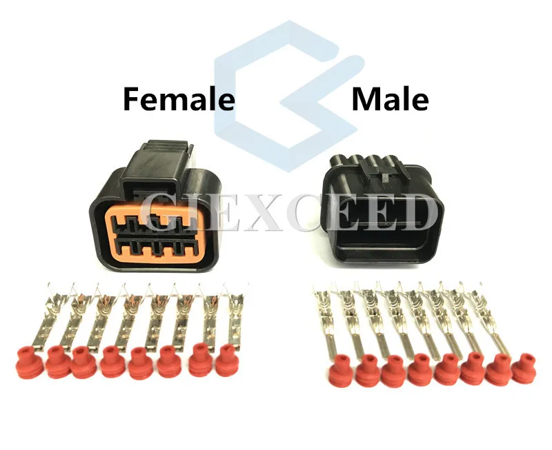 8 Pin PB625 08027 PB621 08020 автомобильный провод разъем лампа гнездо для фары Audi BMW Ford|Кабели