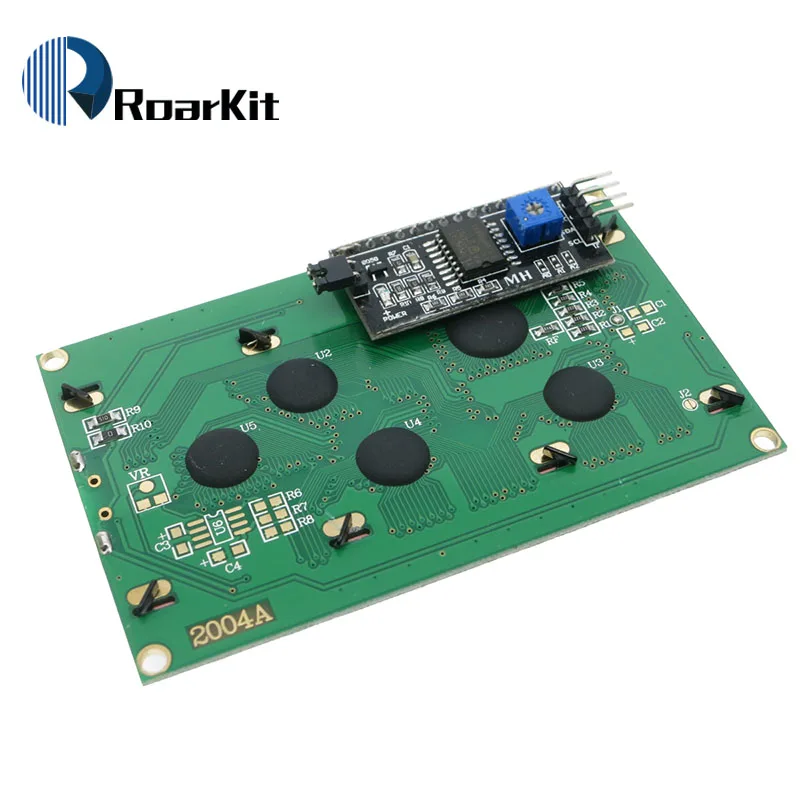 ! ЖК-дисплей модуль желтый и зеленый экран IIC/I2C 2004 5 В 20x4 доска предоставляет файлы