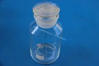 1000ml lab glass reagent bottle wide mouth with ground stopper