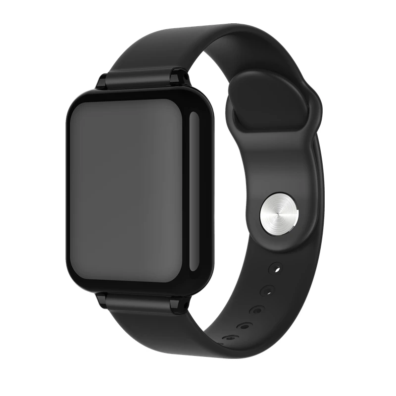 Bluetooth Смарт часы B57 pk GT88 DM09 P70 монитор сердечного ритма умные часы для ios apple iphone samsung HUAWEI телефон relogios - Цвет: Черный