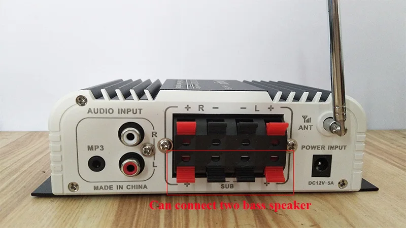 Bluetooth Kentiger-HY-118 2,1+ 1 4 канальный выход сабвуфер TF \ USB \ FM аудио усилитель мощности стерео Amplificador Super Bass Dac